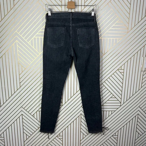 Hudson‎ Jeans The Stevie Midrise Lace Up Skinny Jeans in Vacancy Gray Size US 27 - Image 8