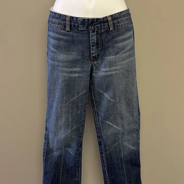 7 for all Mankind Cotton Fade Women’s Distressed Jeans Size 29 00940190 - Image 3