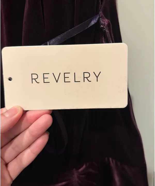 NEW (Slightly Damaged) Revelry Beck Velvet Dress | Size 16 | NWT | Retail $229 - Image 7