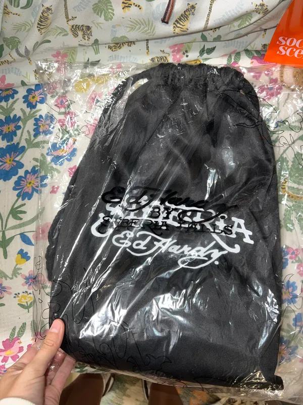 Ed Hardy x Siberia Hills Y2K Pink Purse Shoulder Bag Tiger - Image 3
