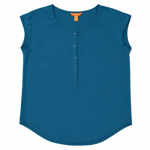 Joe Fresh Green Short Sleeve Top, M - Image 5