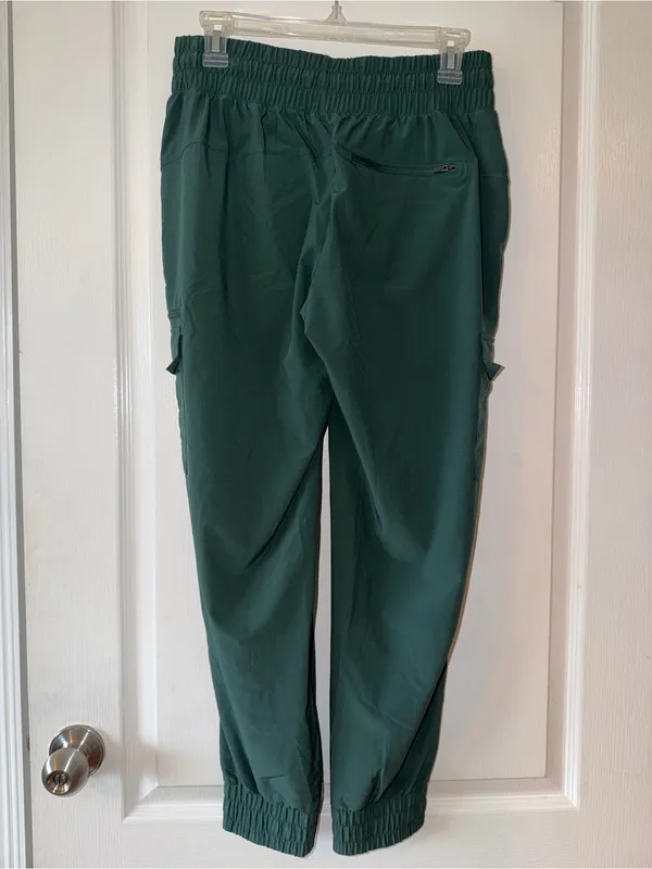 Women's Dark Green Cargo Jogger Pants/ scrub pants - Image 3