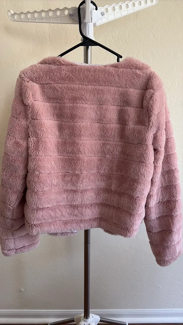 Fur Jacket Pink - Image 3