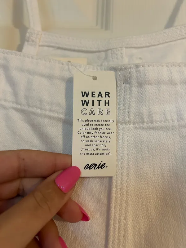 Aerie Overalls Denim Small - Image 2