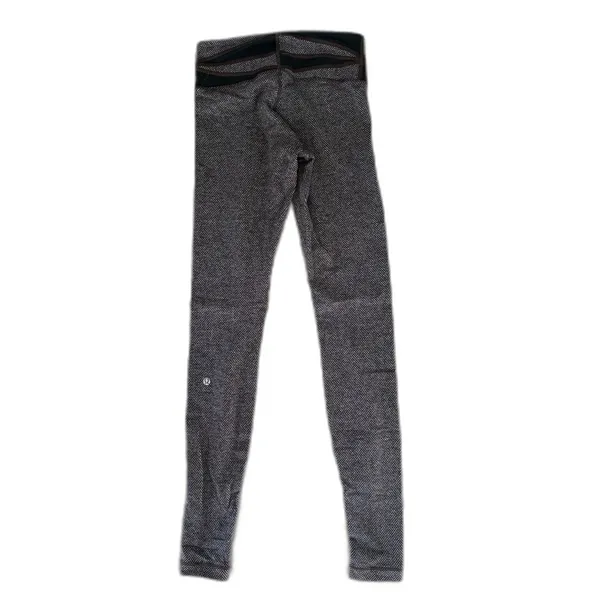 Lululemon high rise brown herringbone leggings - size 4 tall - Image 2