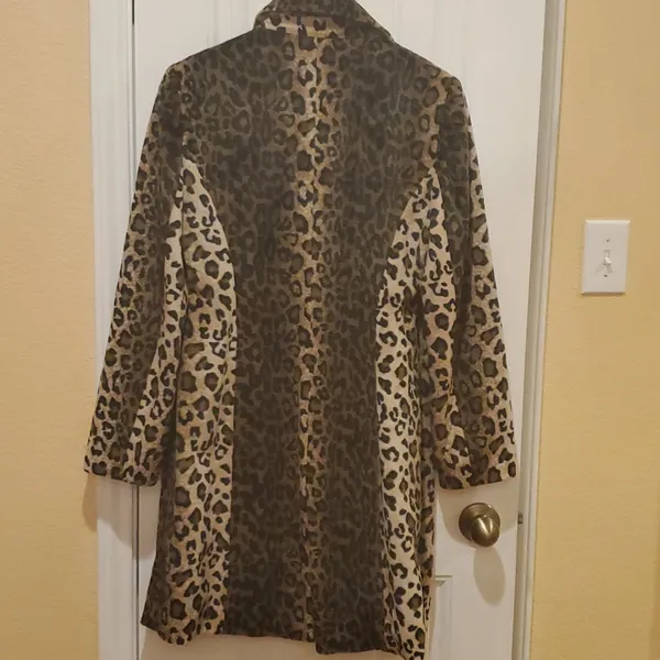 INC International Concepts Animsl Print coat Size M - Image 8