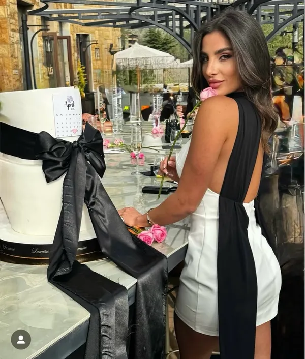 Zara mini bodycon Elegant Black and White Dress wedding holiday evening - Image 5