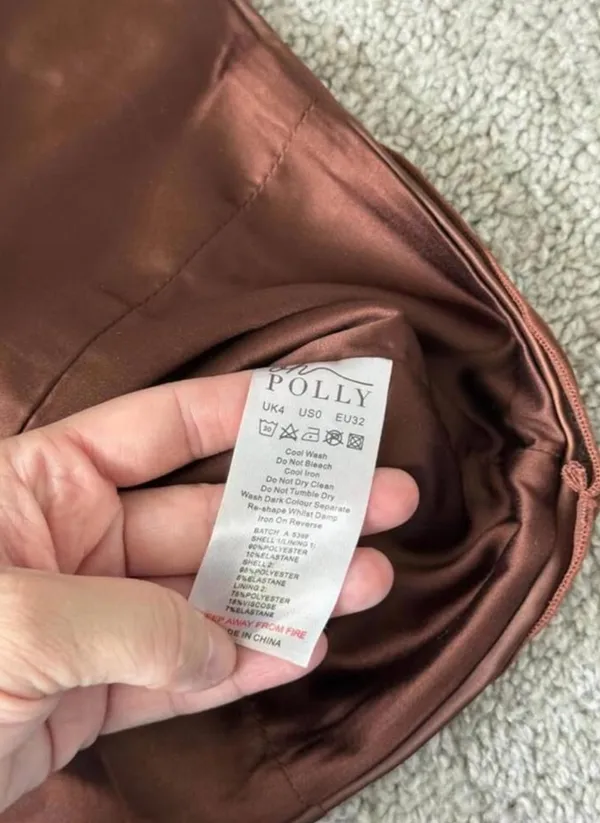 NWT Oh Polly Brown Dress - Image 5