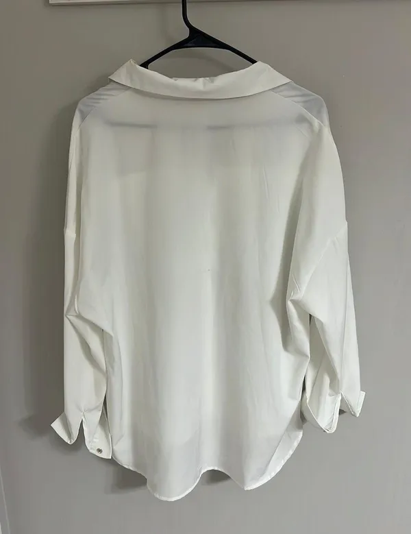 SheIn Button Down Tassel Shirt - Image 2