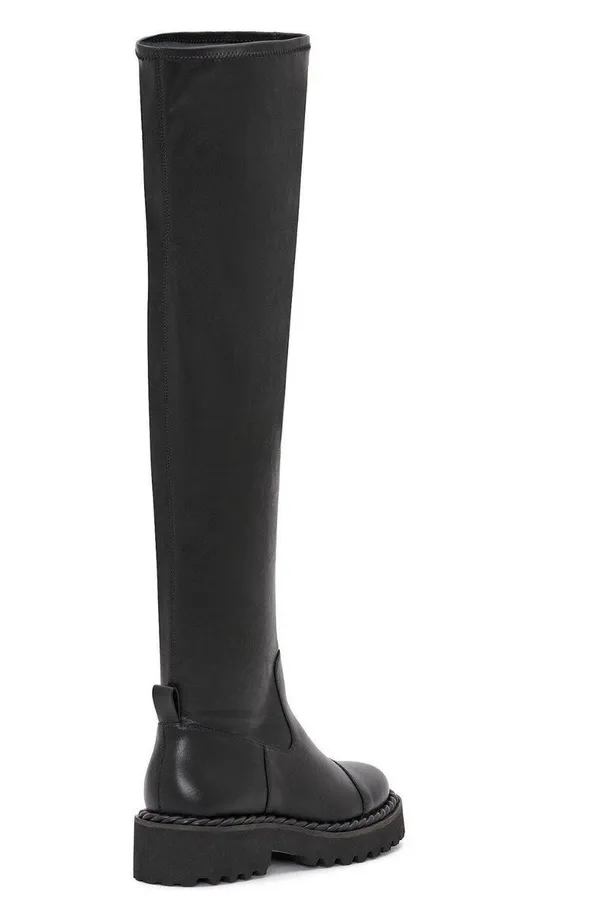 Vince Camuto New Without Box Bloggers Favorite MELLEYA OVER-THE-KNEE BOOT Black - Image 7