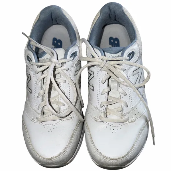 New Balance Women's White and Light Blue Sneakers 928V3 Walking Shoe - Image 3