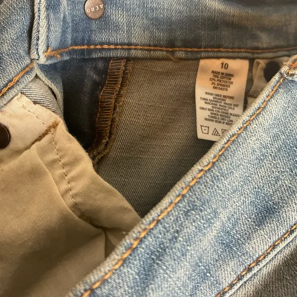 Aeropostale Flex Effects Callie Flare Distressed Jeans - Size 10 - Image 8