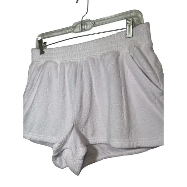 Offline By‎ Aerie Womens Medium Terry Cloth Smiley Face Shorts - Image 3