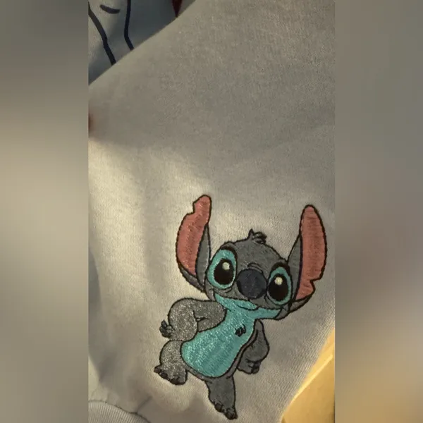 Disney Light Blue Hawaii Stitch Crewneck - Image 3