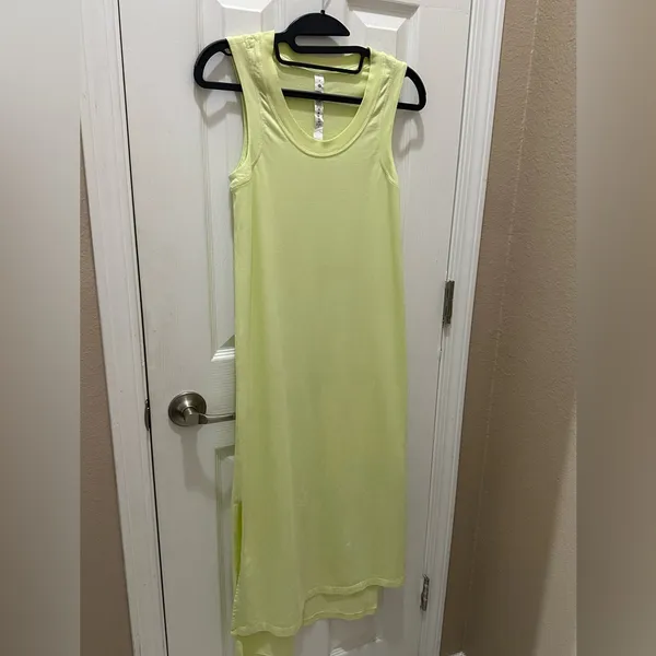 Lululemon All Yours Tank Maxi Dress Crispin neon green size 2 - Image 9