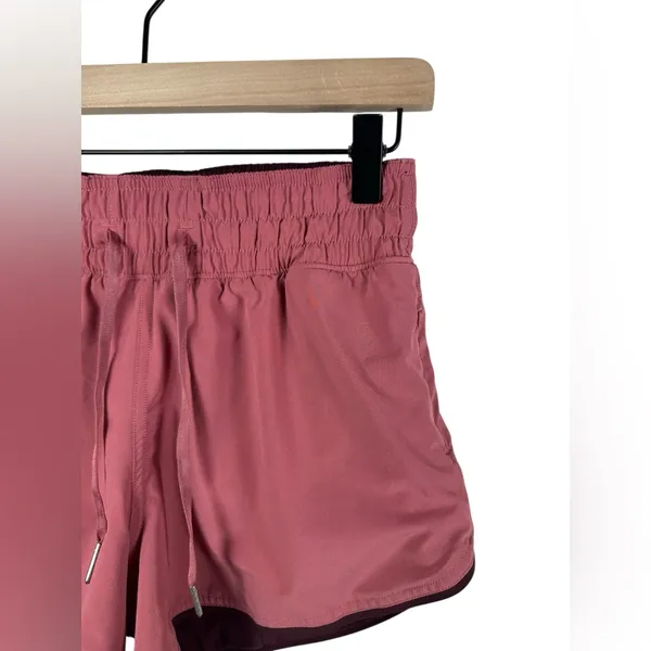 Lululemon Choose a Side Reversible Shorts Size 4 3” Cherry Tint Cassis Running - Image 7