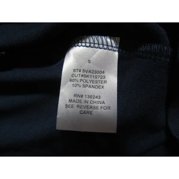 NWT Savrae Sleeveless Square Neck Dress S Navy Blue Athleisure Travel‎ SVA23004 - Image 9