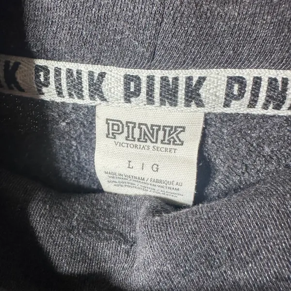 Victoria's Secret‎ Pink Cowl Neck Pullover Ombre Women's Size Large - Image 9