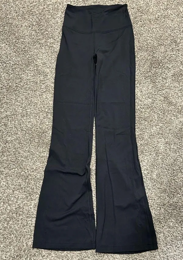 Lululemon Groove Super-High-Rise Flared Pant *Nulu in Black - Image 7