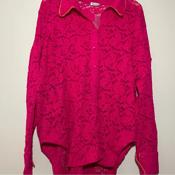 Free People All Day Lace House Shirt - Image 3