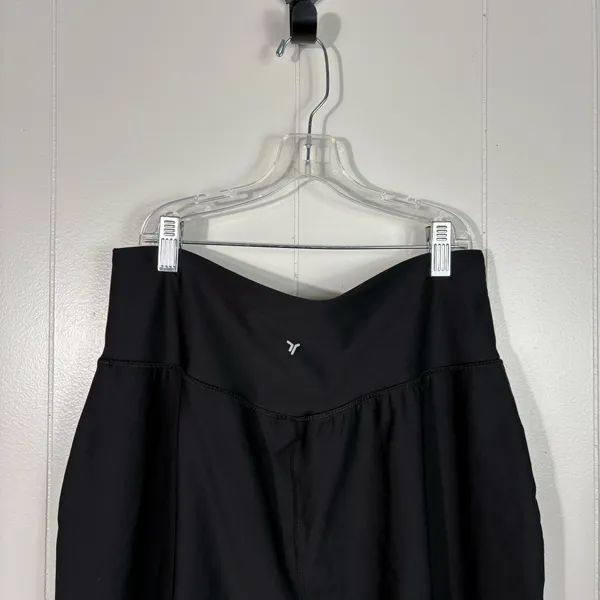 Old Navy Powersoft Go-Dry High Rise Leggings Jogger Pants Black L Pockets Gym - Image 4