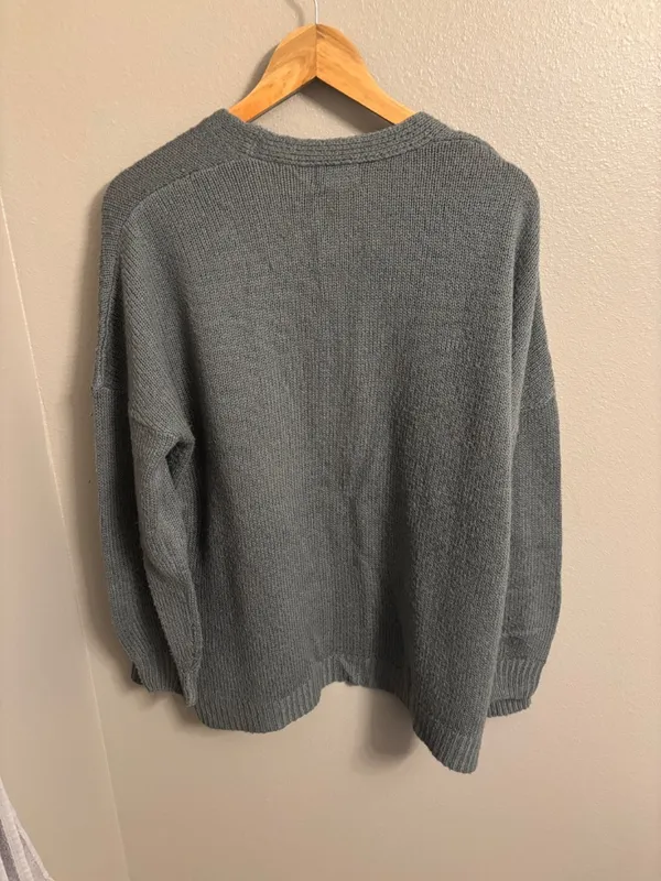 Shermia gray cardigan size small - Image 2