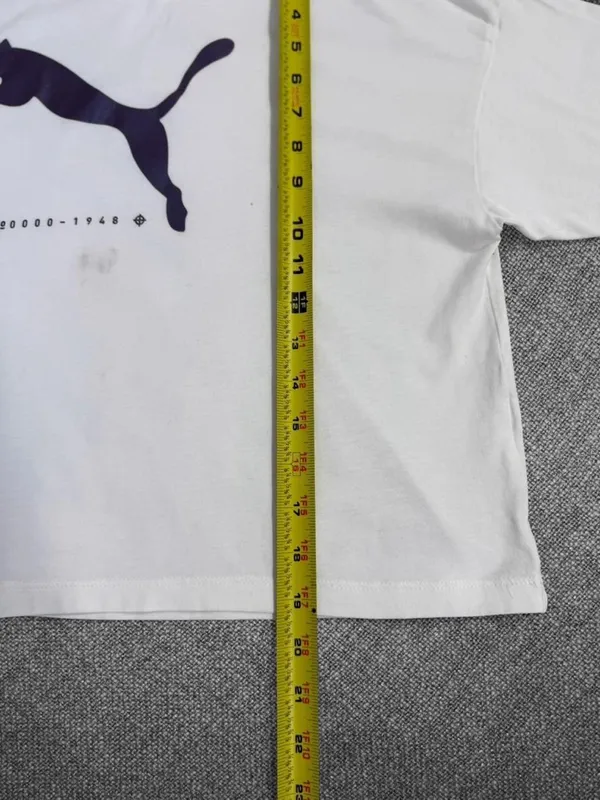 Puma White Graphic Logo T‑Shirt Size XS - Image 6