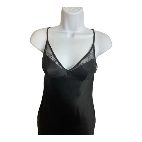 Victoria's Secret Black Lace Teddy Babydoll Size XS Lingerie Adjustable Strap - Image 2