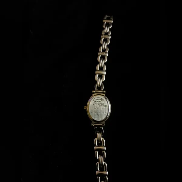Carriage By Timex Watch Women Dainty Gold Silver Tone 19mm - Image 4