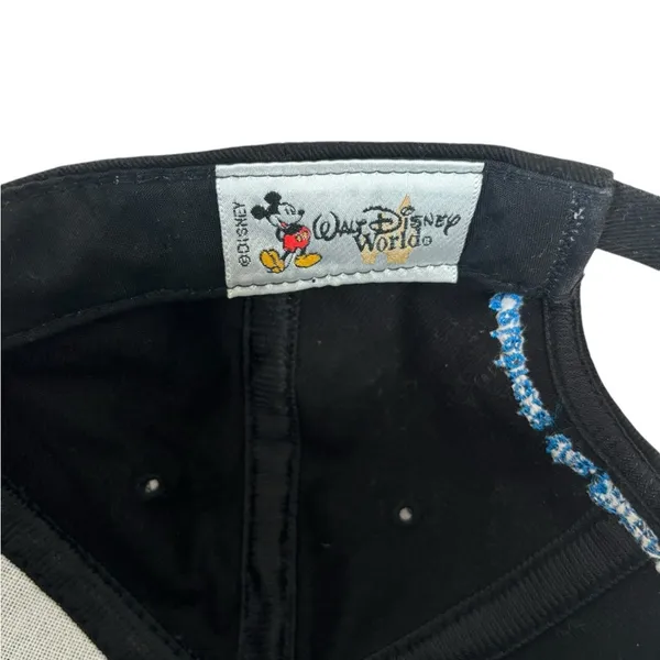 Vintage Y2K 2000 Walt Disney World Cotton Baseball Cap in Black - One Size - Image 5