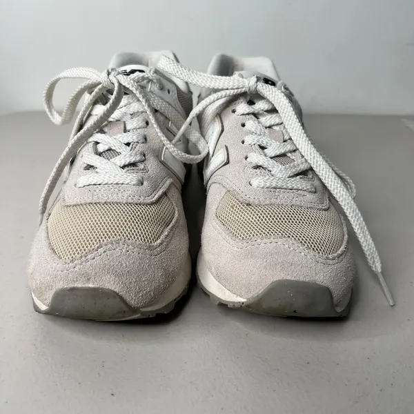 New Balance 574 White Grey Classics Size 7 - Image 7