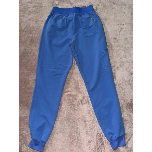 Figs Women's‎ Zamora Blue Skinny Jogger Scrub Pants Size XSmall - Image 4
