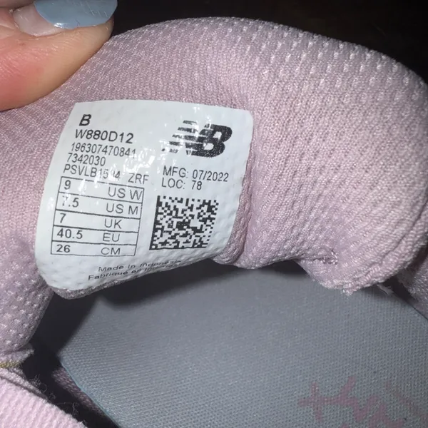 New Balance Fresh Foam X 880v12 Low Violet Shadow - W880D12 Womens 9 Men's 7.5 - Image 6