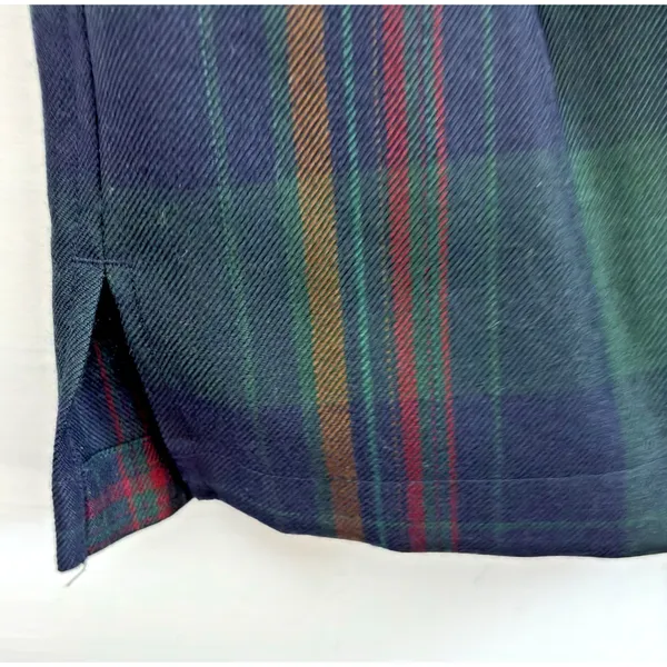 Lauren Ralph Lauren Women Worsted Wool Plaid Button Down Tartan‎ Large - Image 5