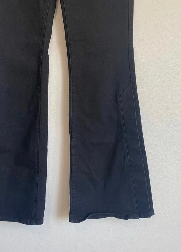 Forever 21 NEW Black Bell Bottom Jeans - Image 4