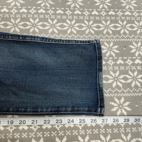 7 For All Mankind High Waist Cropped Straight Jeans Authentic Light Size 27‎ - Image 11
