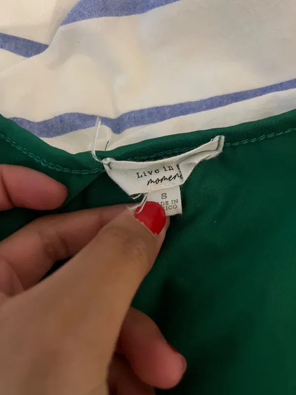 Green Live in the moment body suit - Image 3