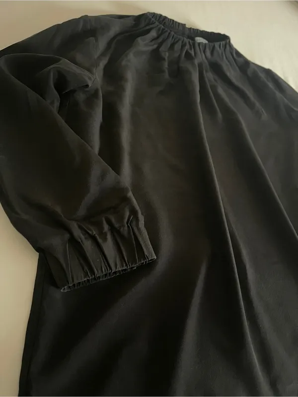 ✨ Antonio Melani 100% Silk Black High Neck Blouse | Size S ✨ - Image 2