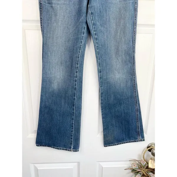 7 For All Mankind The A Pocket Blue Denim Bootcut 5 Pocket Design Size 29 - Image 8