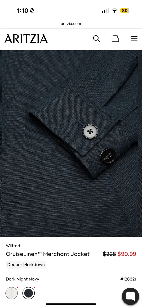Aritzia Wilfred Cruiselinen™ Merchant Jacket - Image 11