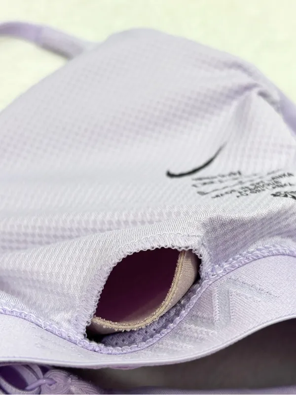 Nike Lavender Strappy Light Support Sports Bra Size S - Image 5