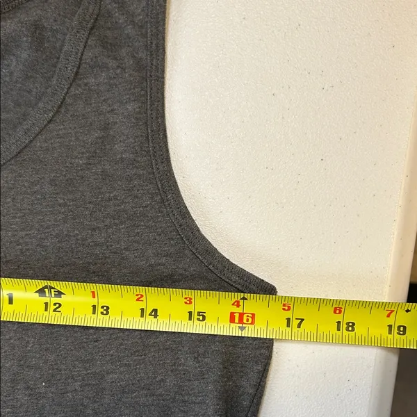 Port and Company Dark Gray Ball Mom Tank Top - Image 6