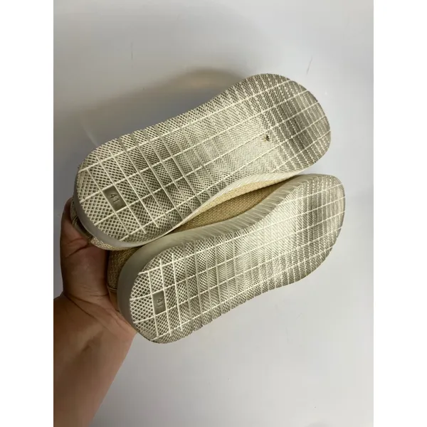 Taryn Rose Mary Jane Sneakers Womens 41 Beige Good Knit Metallic Comfort‎ Shoes - Image 6