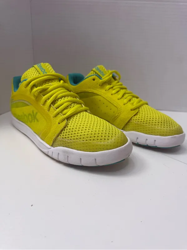 Reebok Dance Ur Lead Yellow Mesh Training Sneakers size 6.5 - Image 4