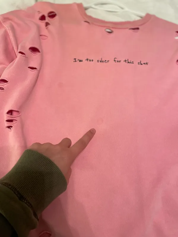 Cute pink sweatshirt - Image 4