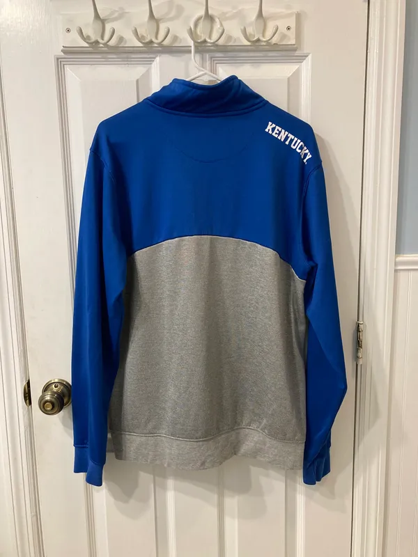 E5 University Of Kentucky Wildcats Blue Quarter Zip - Image 2