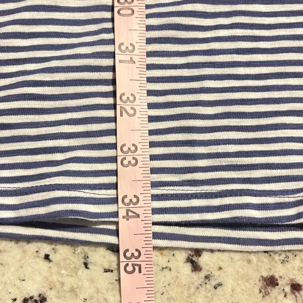 Universal Thread T-Shirt Dress Women S Blue Nautical Striped Cotton Mini Casual - Image 8