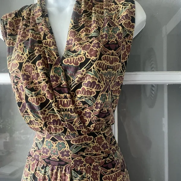 Peruvian Connection Multicolor Patterned Maxi Dress - Image 6