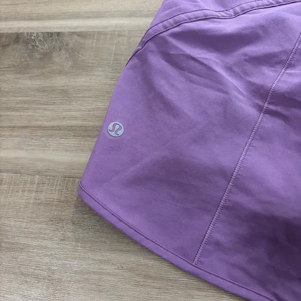Lululemon Track That Mid-Rise Lined Short 5" Wisteria Purple Women Size 14 - Image 5