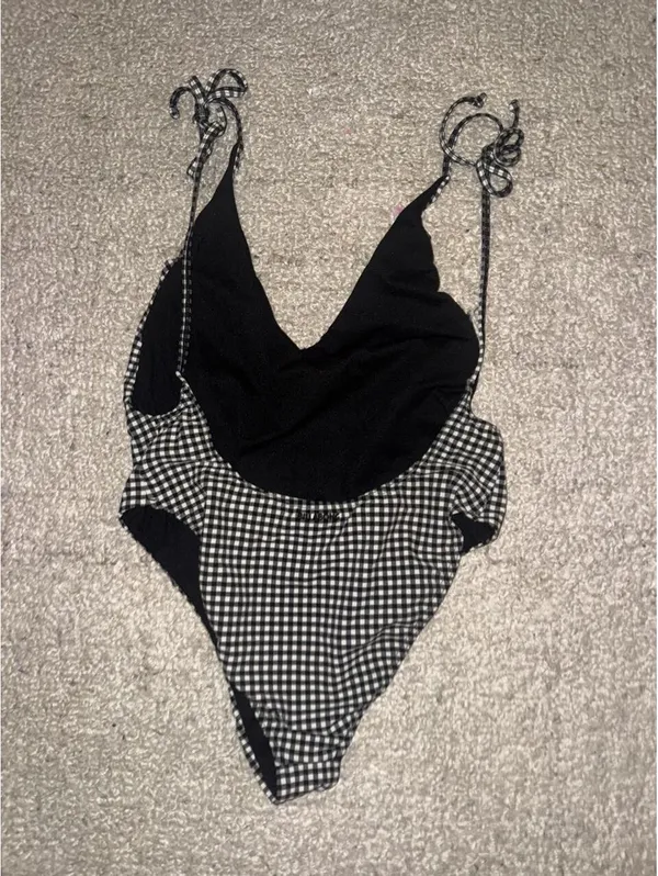 Billabong Surf Check One-Piece Swimsuit - Image 4